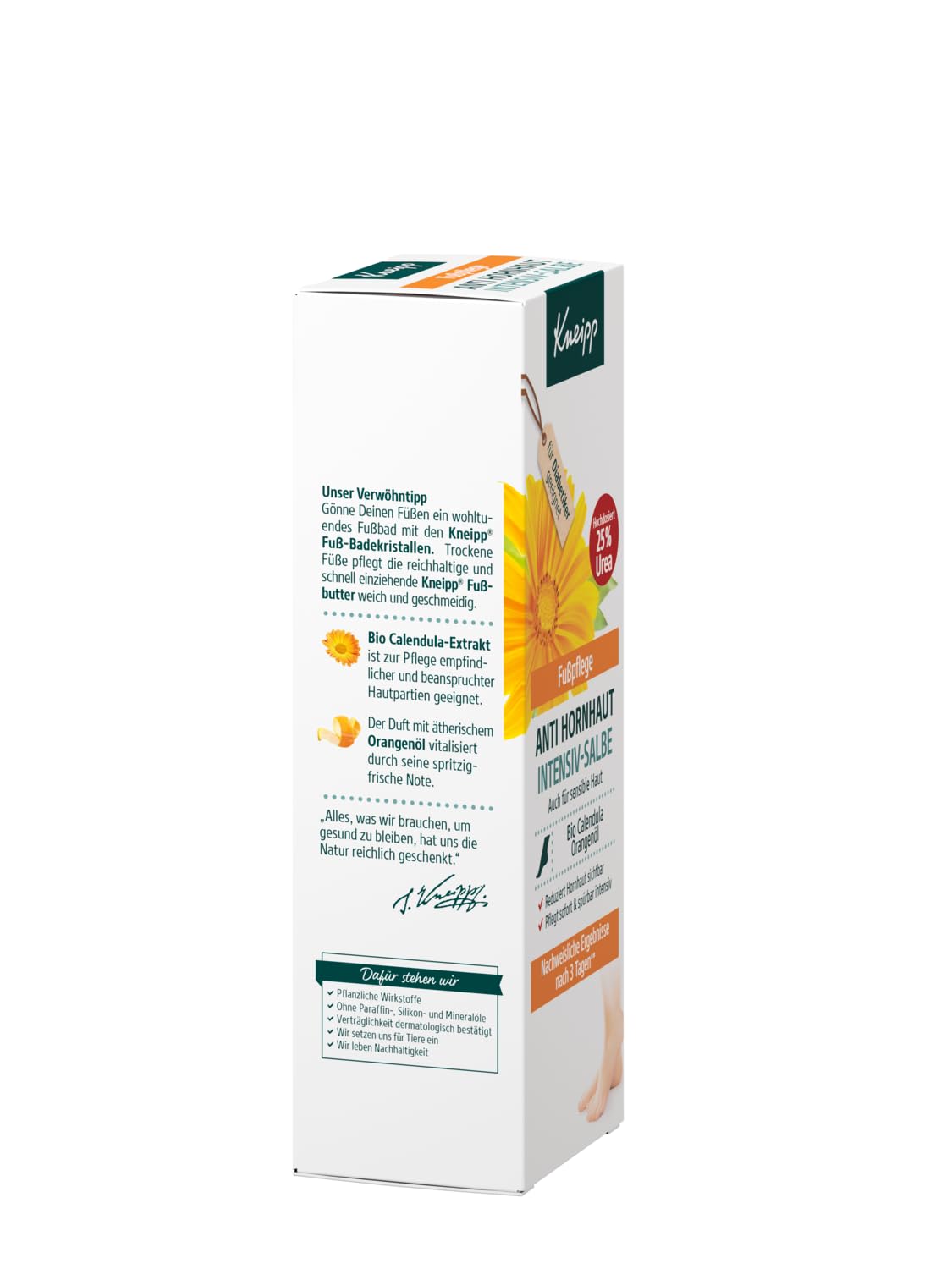 Kneipp Unguento intensivo anti-cornea, riduce efficacemente la calli, efficace in profondità e a lunga durata, idratazione intensa per una pelle sensibilmente morbida, 75 ml