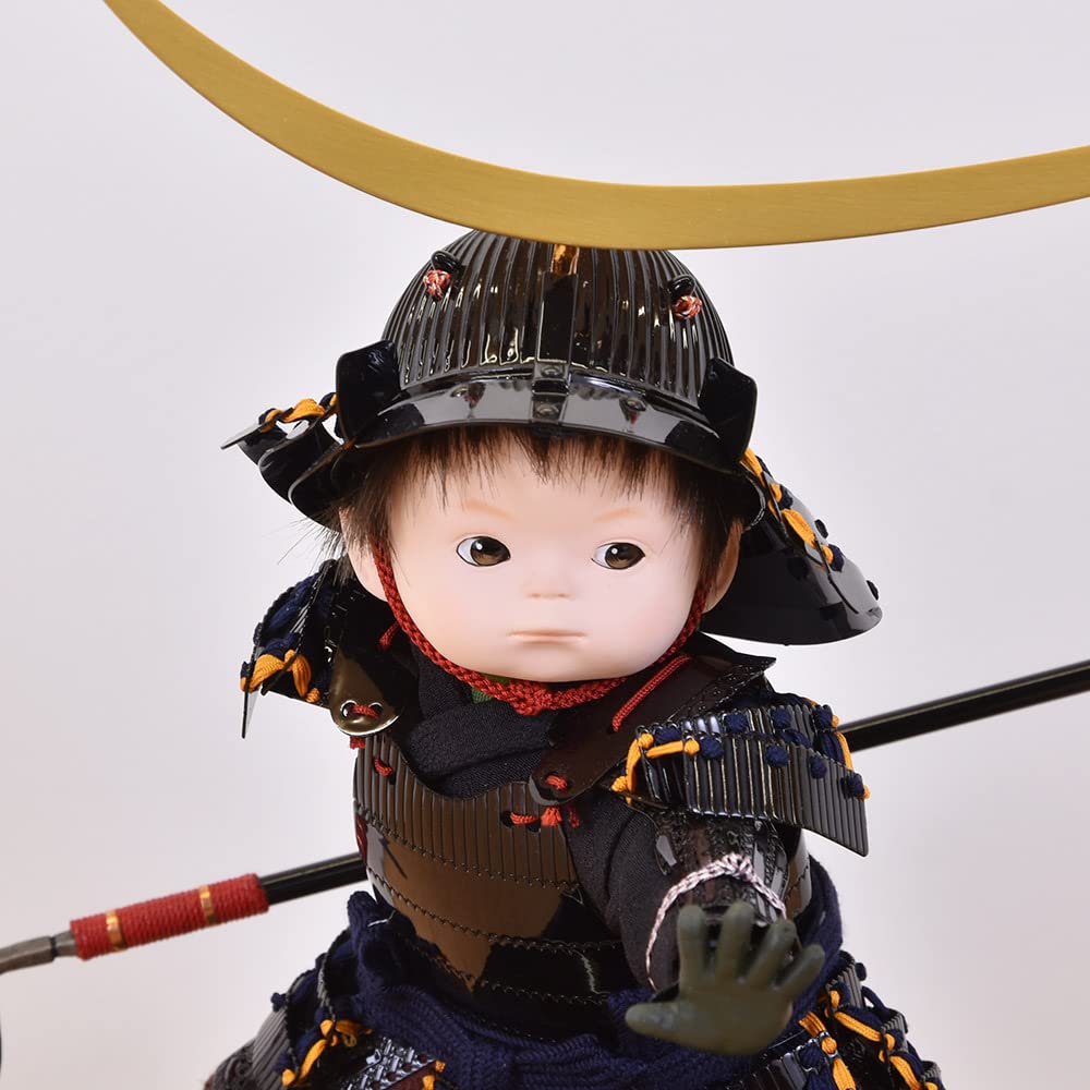 Amazon | 五月人形 コンパクト ケース入り 壱三 鈴甲子 雄山 壹三作