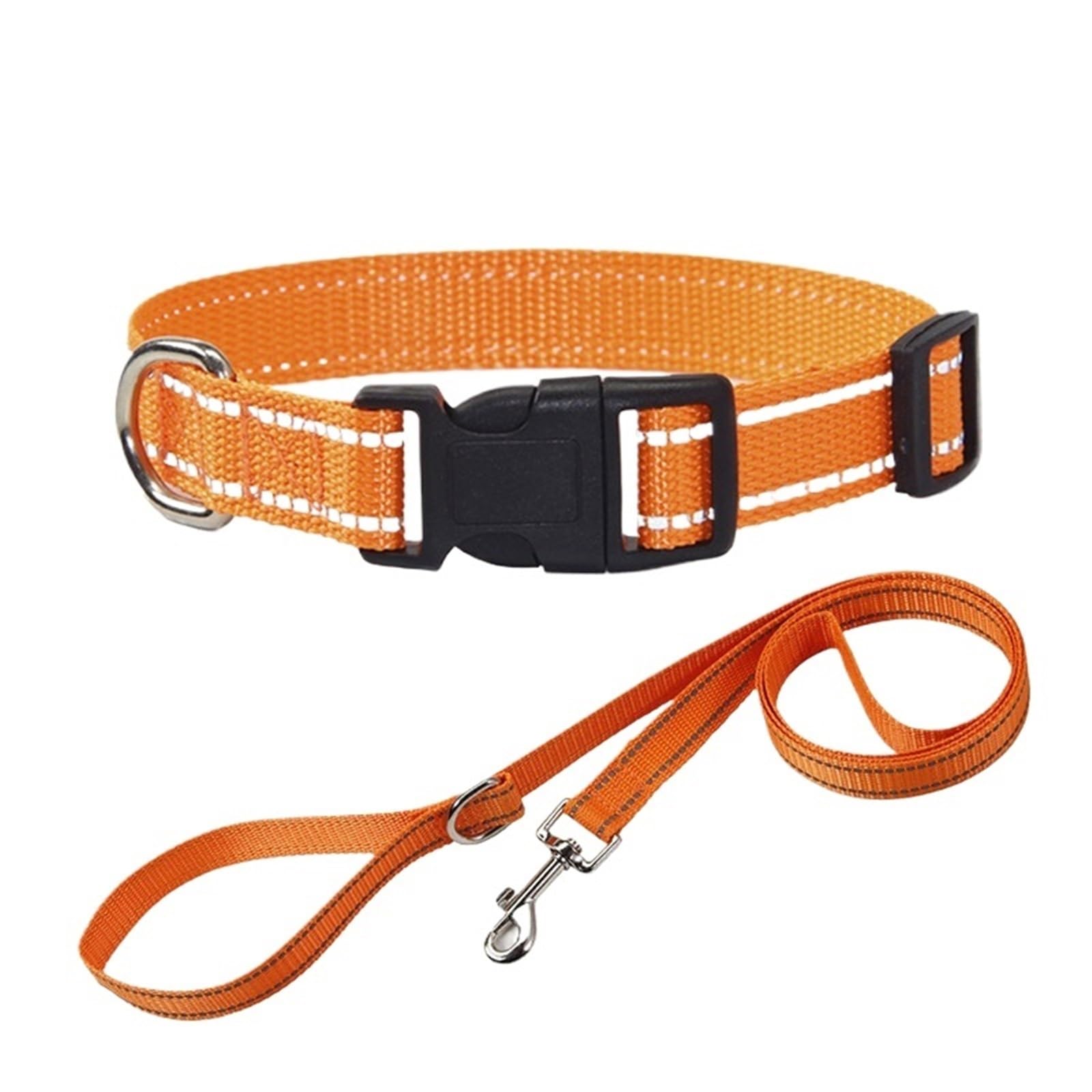 Collier de protection et laisse réglables pour chiens et chats de petite et moyenne taille M
