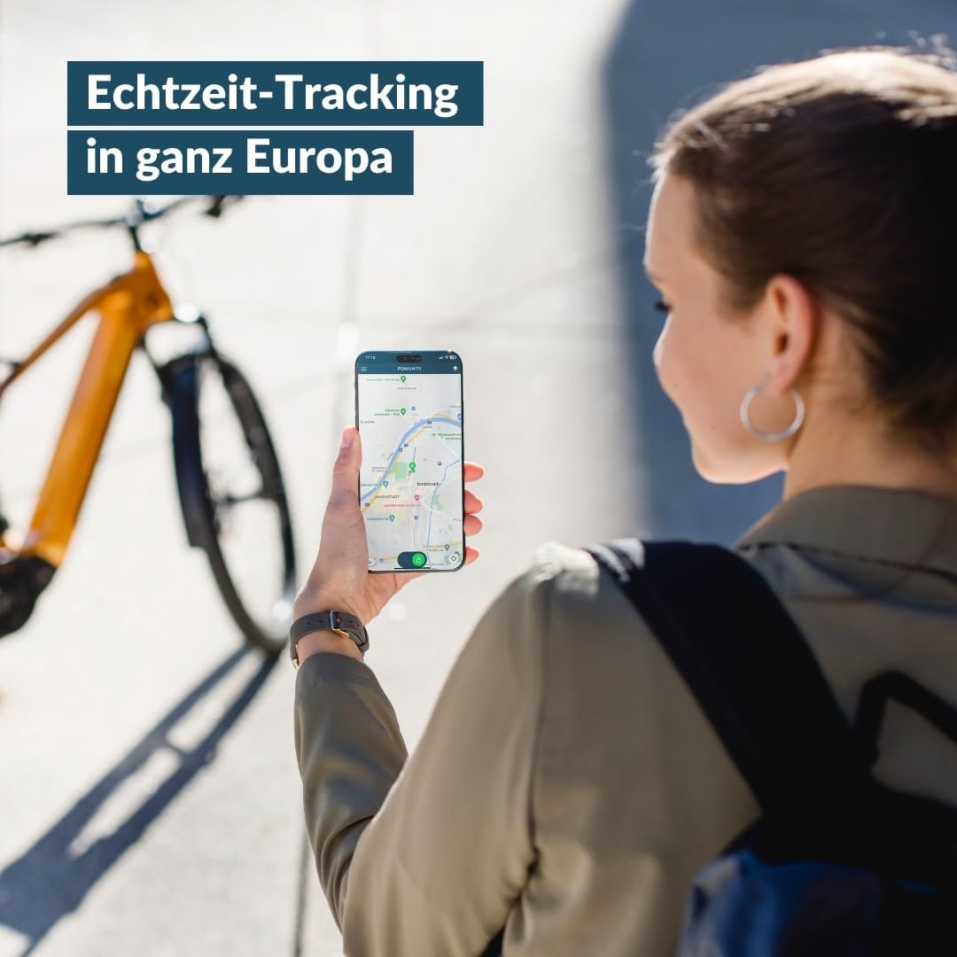 GPS-Tracker für E-Bikes — Bosch Generation 2/3 kompatibel, lückenlose GPS-Übertragung in Europa — Diebstahlschutz, Echtzeit-Tracking mit Handy-App — inkl. SIM & Zusatzakku