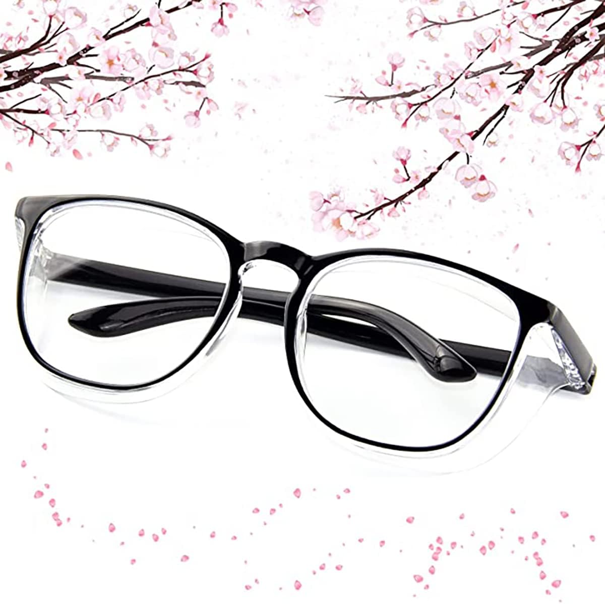 花粉用メガネ ゴーグル 花粉眼鏡 花粉防止メガネ 曇らない ブルーライトカット 高評価 粉塵 埃 軽量 保護メガネ 透明 男女兼用 ファッション 紫外線 花粉
