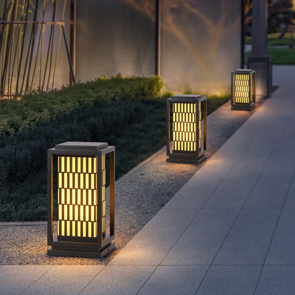 Lanterne De Poteau Câblée D'extérieur Pour Jardin Et Terrasse