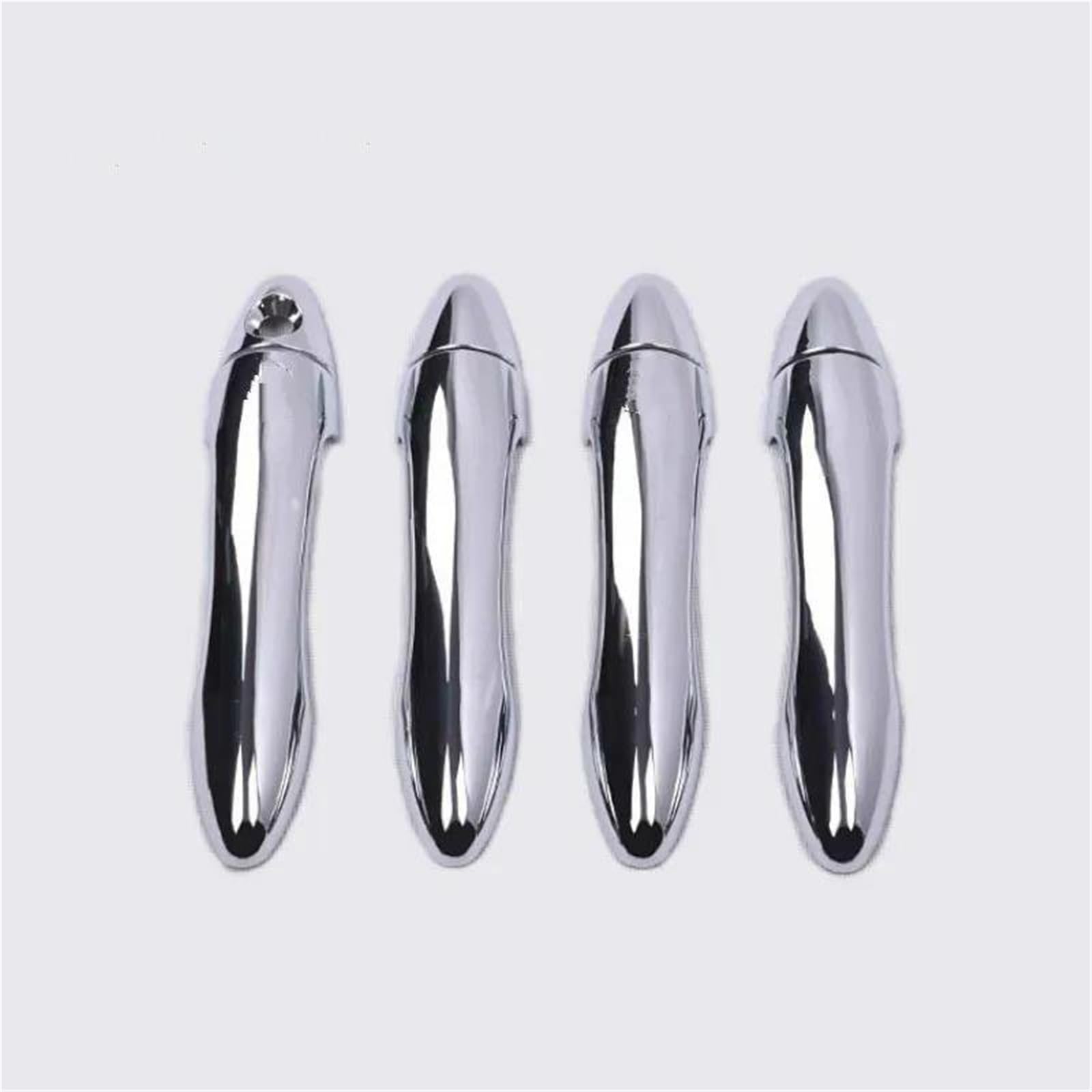 SLIMES for Kia for Optima for K5 TF for MK3 2011-2015 Chrome Car Door Handle Cover Trim Sticker Styling Auto Accessories Cover Stickers(0 Button)