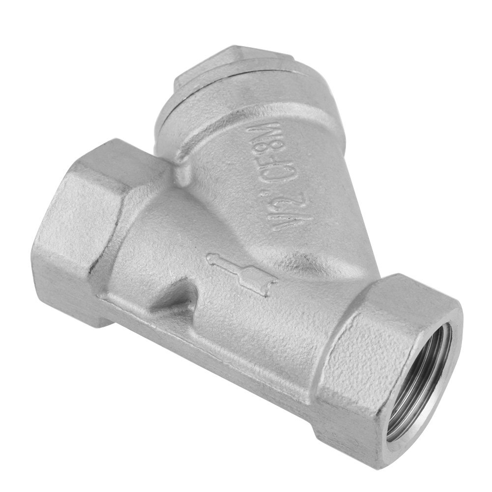Filtro a Y DN15 1/2" PT Acciaio inossidabile Filtro per acqua gas