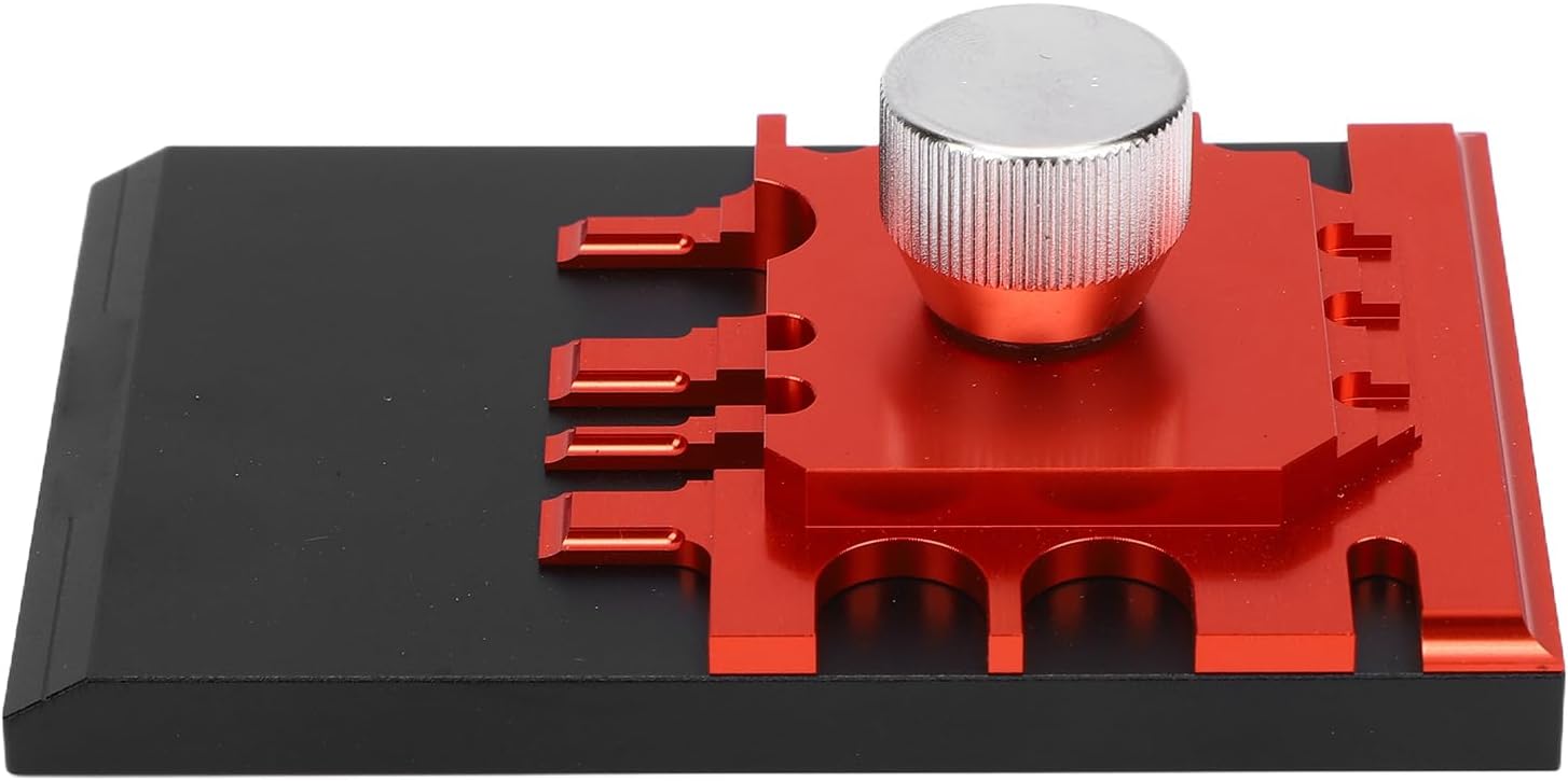 Fafeicy Photo Etched Parts Bender, 360 Degree Rotatable Aluminum Alloy Etching Sheet Bending Vise with Adjustable Angle, for Model Making and 3D Etched Parts Conversion