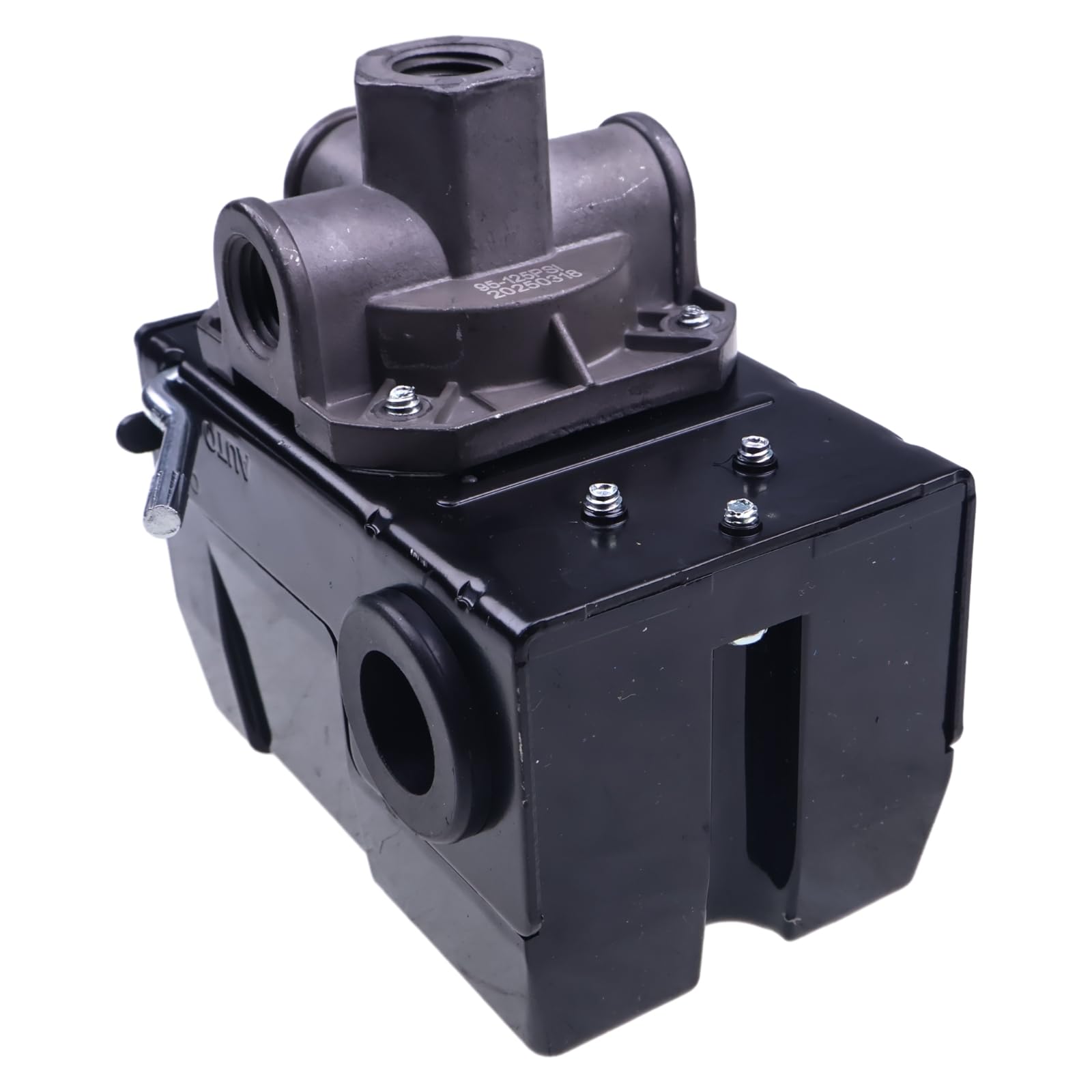2E21045TB Pressostat 4 ports 95-125 PSI Compatible avec Compresseur d'air Senco 2E21025TB Fouras Hubbell Modèle 69MB7LY2C