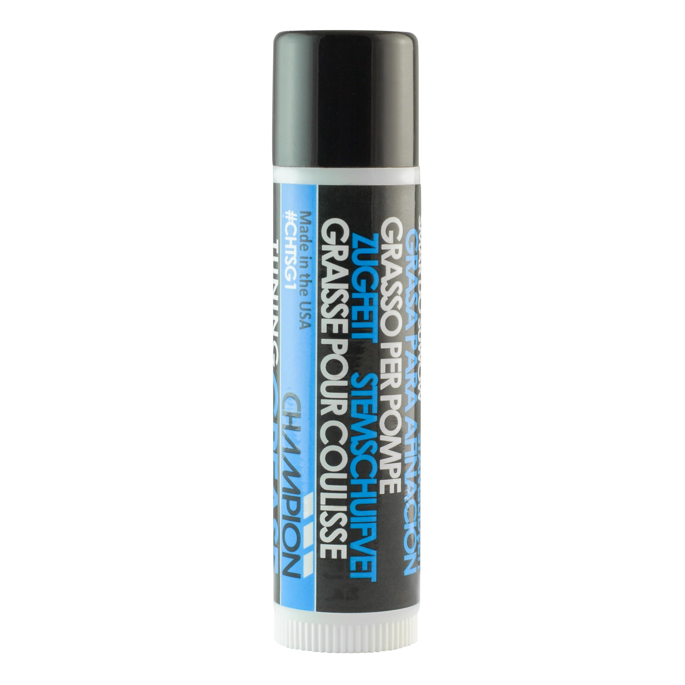 Champion Graisse pour trompette, trombone, cor, tuba, euphonium et tous les instruments de musique en laiton. Application facile du tube torsadé. Graisse naturelle, non toxique et inodore.