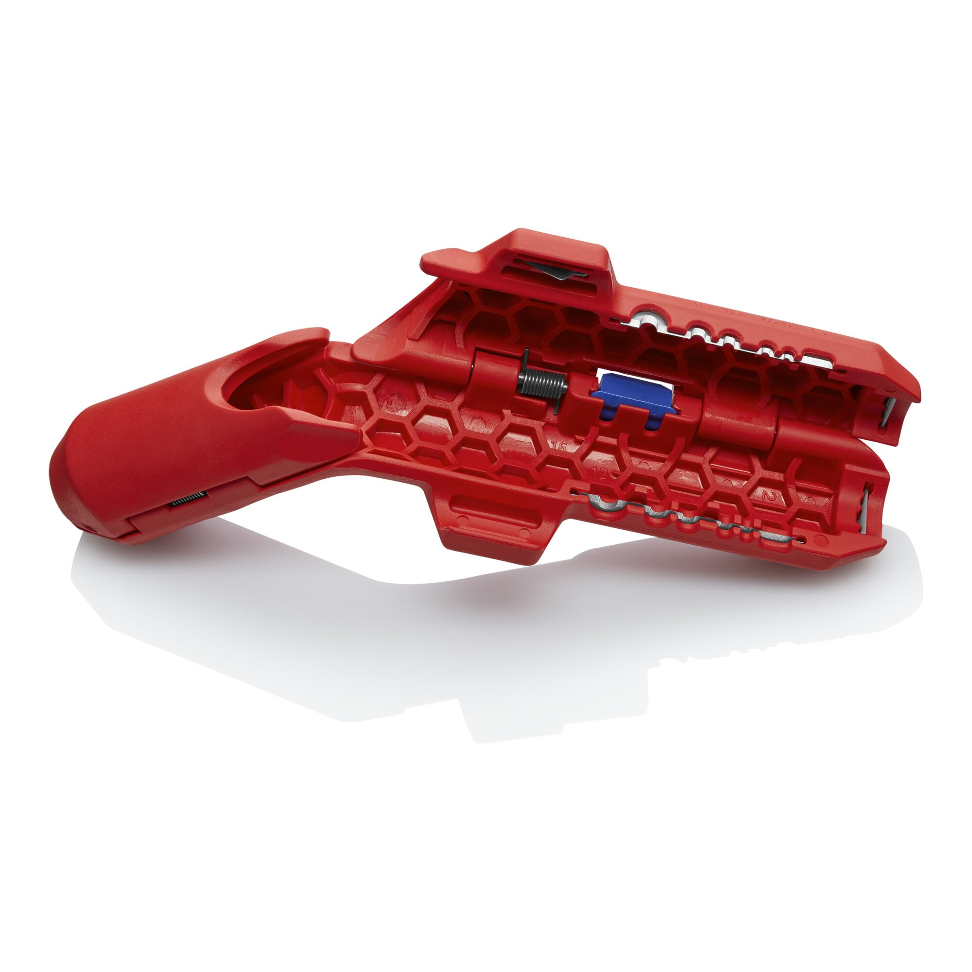 KNIPEX ErgoStrip Pelacables universal para zurdos con cartulinas autoservicio 135 mm, 16 95 02 SB