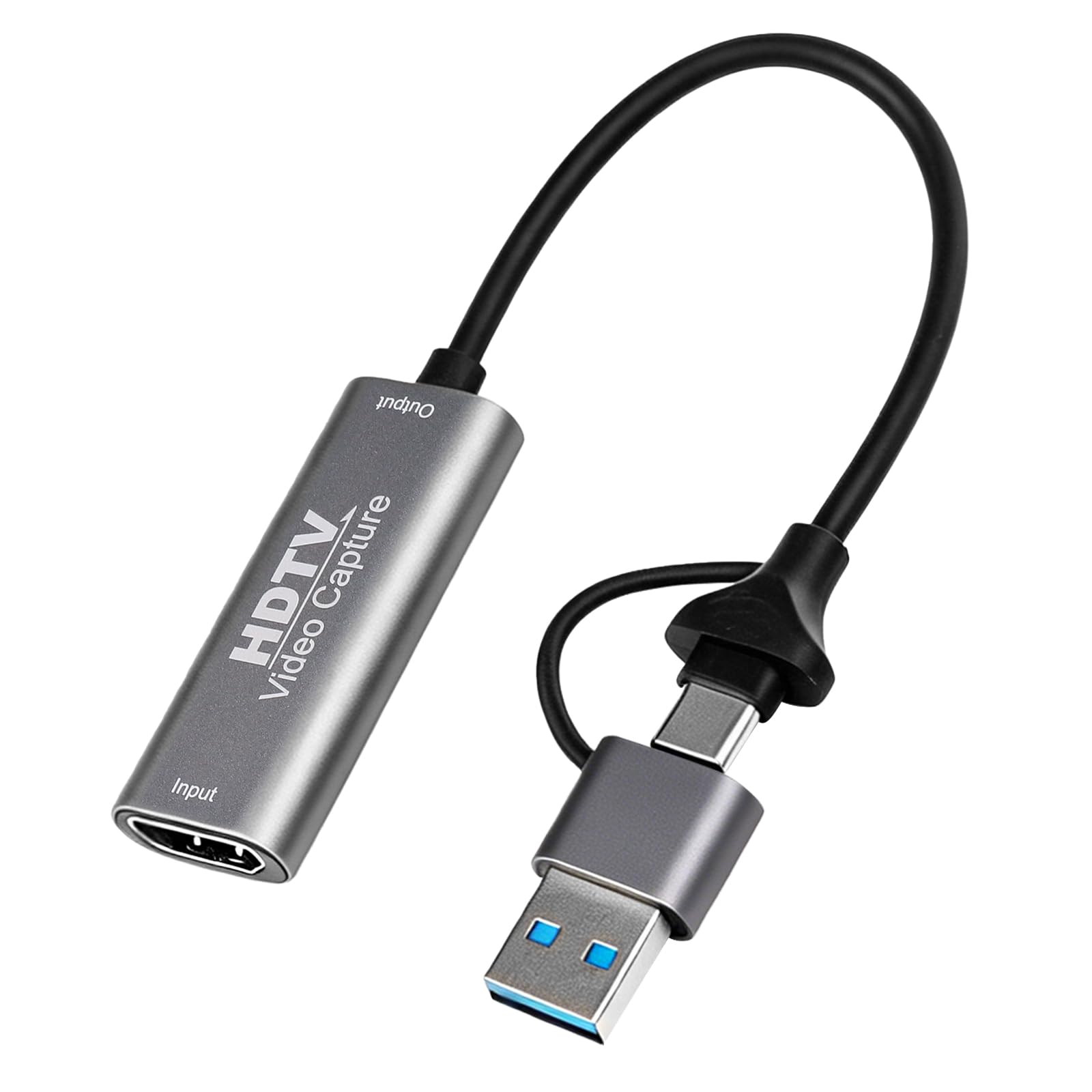 Scheda Acquisizione Video, 4K 30Hz Capture Card, Adattatore USB HDMI, 1080P USB C 2.0 per PC, Switch, PS5, Xbox, MacBook, iPad, Camera, Streaming, Insegnamento Online