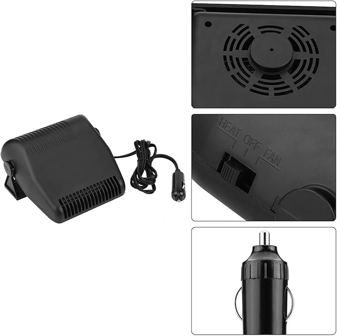 Calefactor Eléctrico Portátil Cerámico PTC 12V 150W miniatura 8