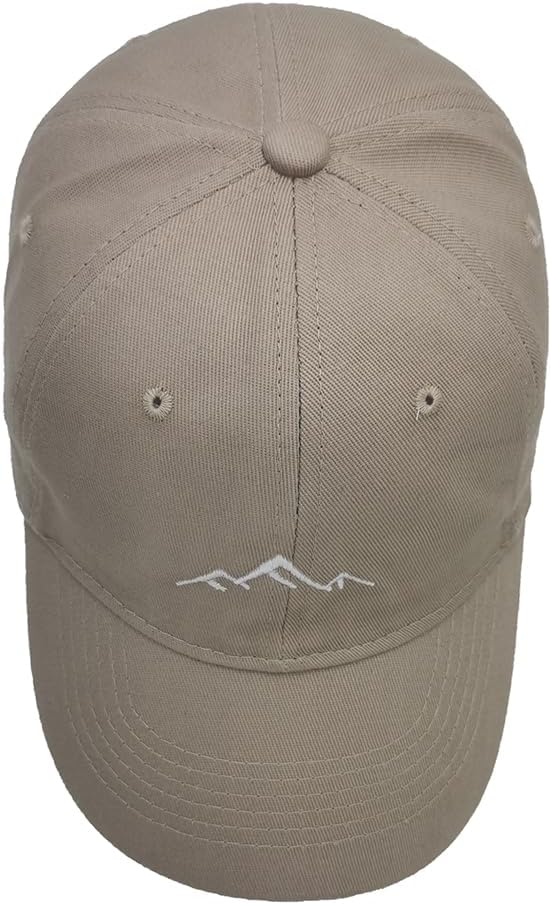Baseball Cap Mens Mountain Peak Embroidery Baseball Hats Classic Solid Cotton Dad Cap Womens Sports Cap Adjustable - Image 7