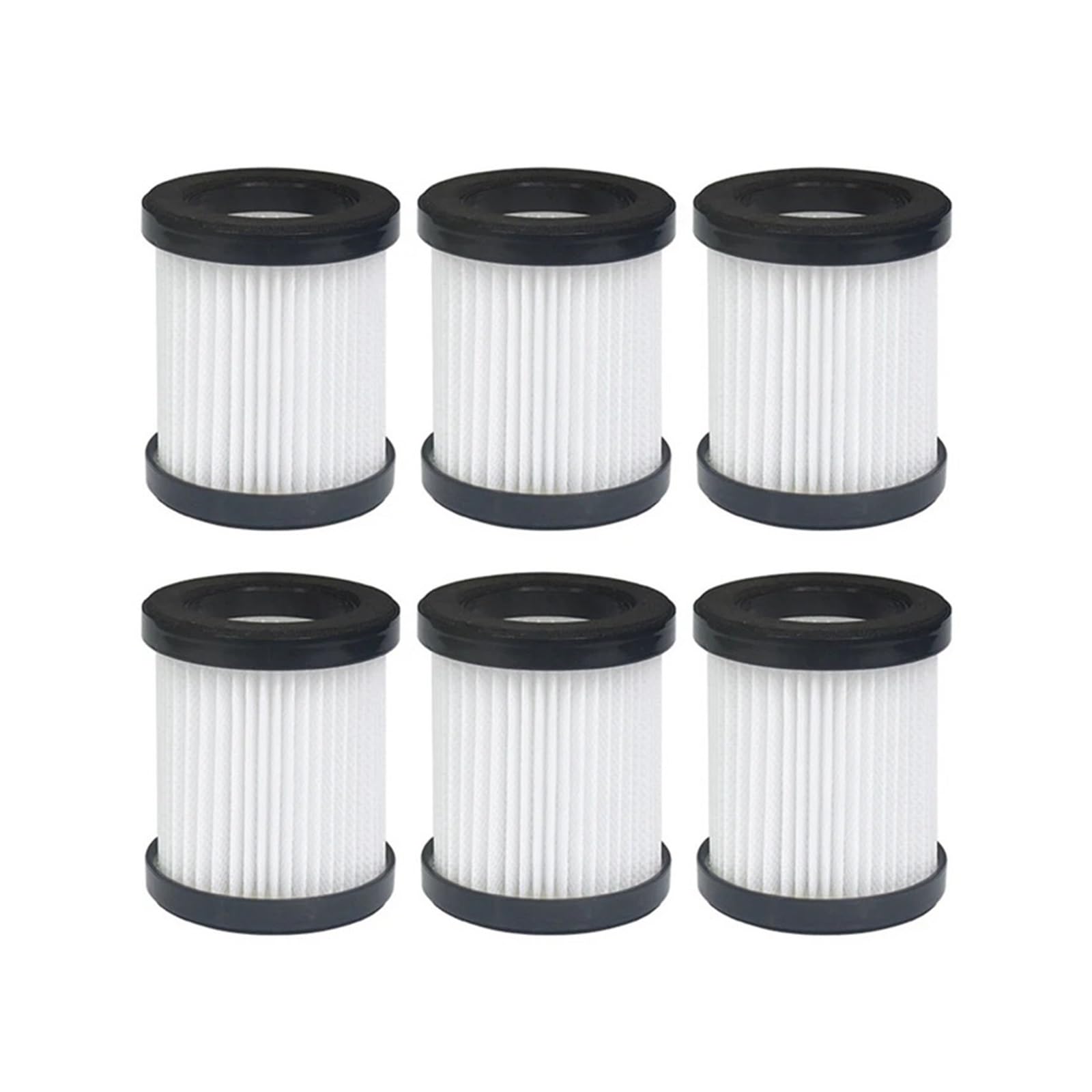 Cartucho De Filtro For Aspiradora, Compatible Con MOOSOO, XL-618A, Elemento Filtrante De Repuesto For Aspiradoras De Mano Inalámbricas | 6pcs
