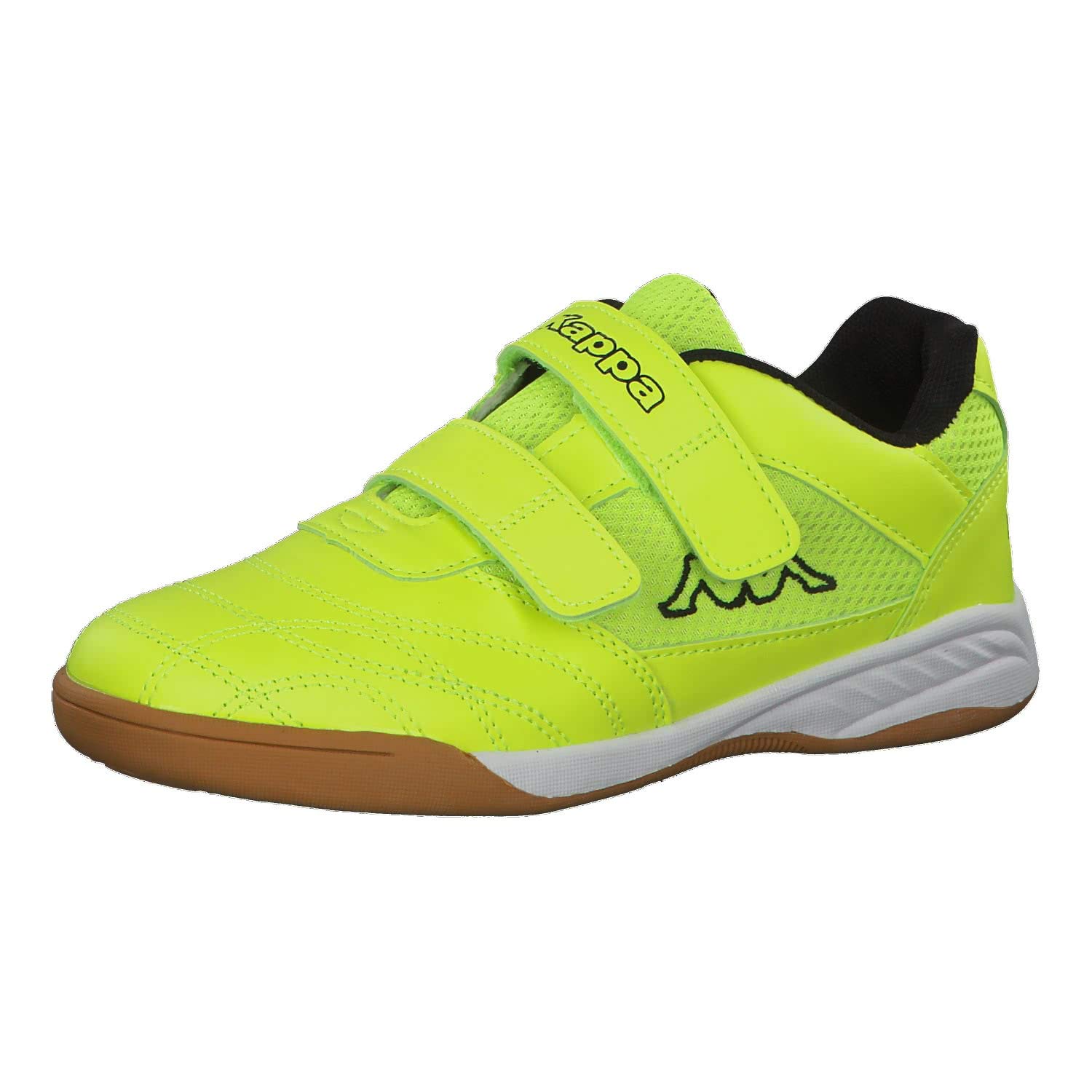 Kappa Kickoff K Unisex Kids, Scarpe per jogging su strada Unisex - Bambini e ragazzi, Yellow Black, 29 EU