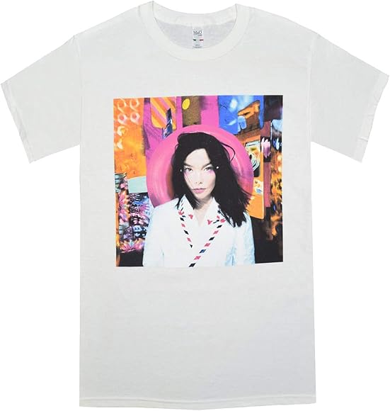 Amazon | BJORK ビョーク Post Tシャツ (S, ホワイト) | Tシャツ 