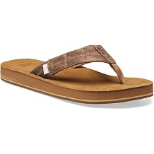 Sanuk Mens Hideout | Flip Flops for Men | Mens Sandals | Beach Sandals | Casual & Lightweight | Cushioned Comfort Footbed