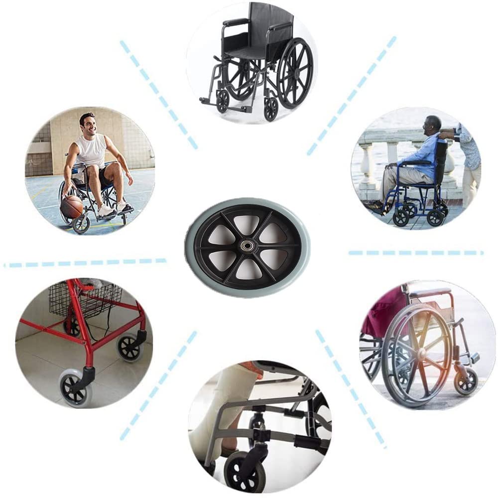 Cuscinetti Ruote Anteriori Carrozzina - 4 Pezzi Da 0,9 Pollici | Standard Replacement - Foto 7