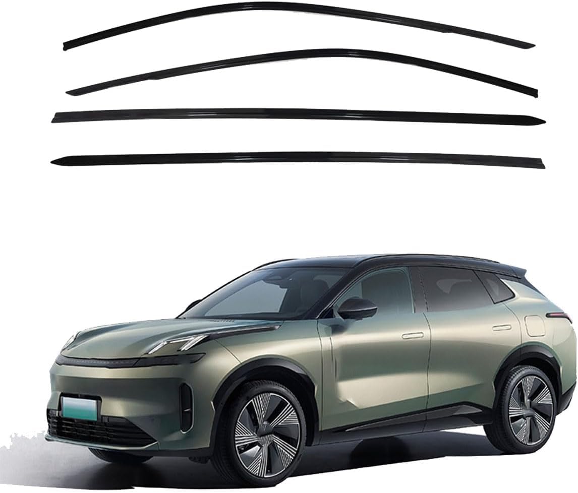 PLAKDFUU Wind Deflectors Rain Guards for LYNK&CO 08 MK1 2023+ 4Pcs, Side Window Visors Block UV & Rain, Fresh Air Flow