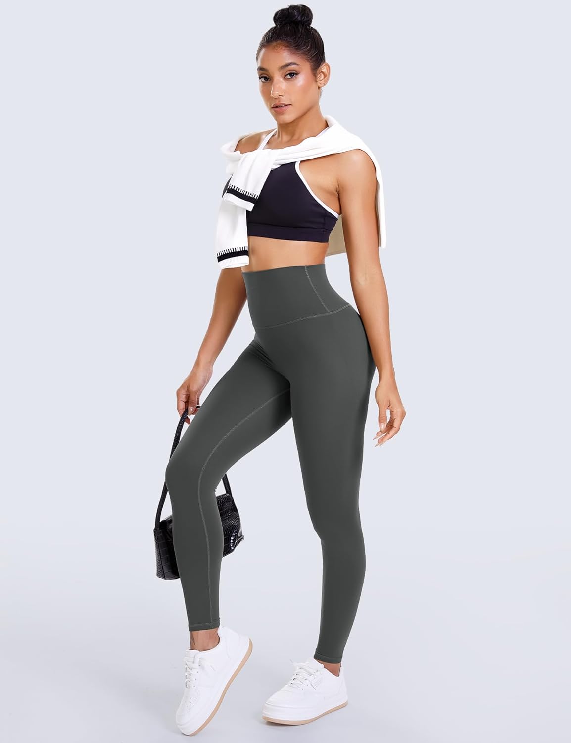 Women's Butt Lifting Leggings Hidden Scrunch Butt Lifting Leggings Seamless High Waisted Workout Yoga Pants - Image 4