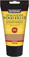 Minwax Golden Oak Color-Matched Wood Filler 6 oz – Stainable Putty for Seamless Wood Repairs