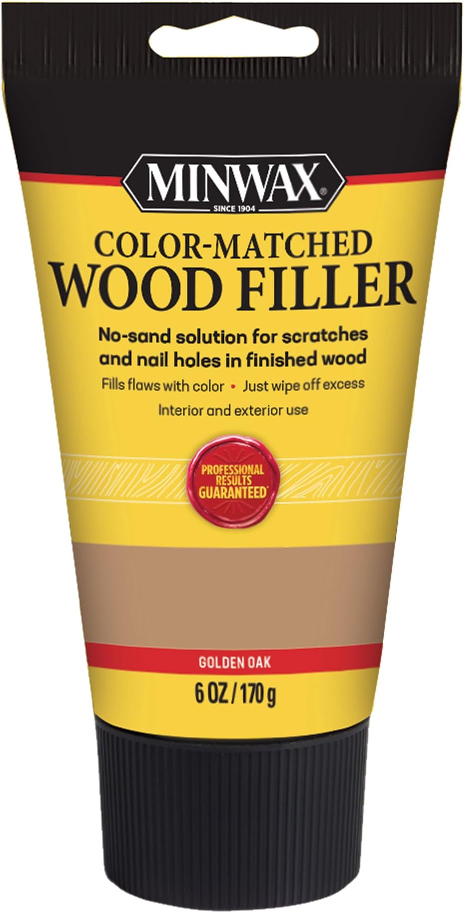 Minwax Color-Matched Wood Filler, Golden Oak, 6 oz