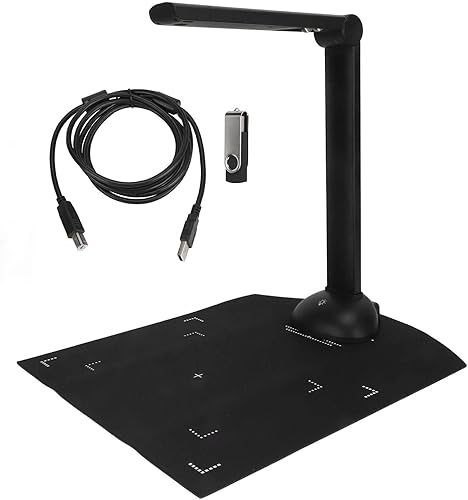 Escáner profesional del libro, 10MP documento escáner cámara OCR Tecnología A3 A4 Documento escáner ayuda PDF, Word, EXCEL, documentos de texto de