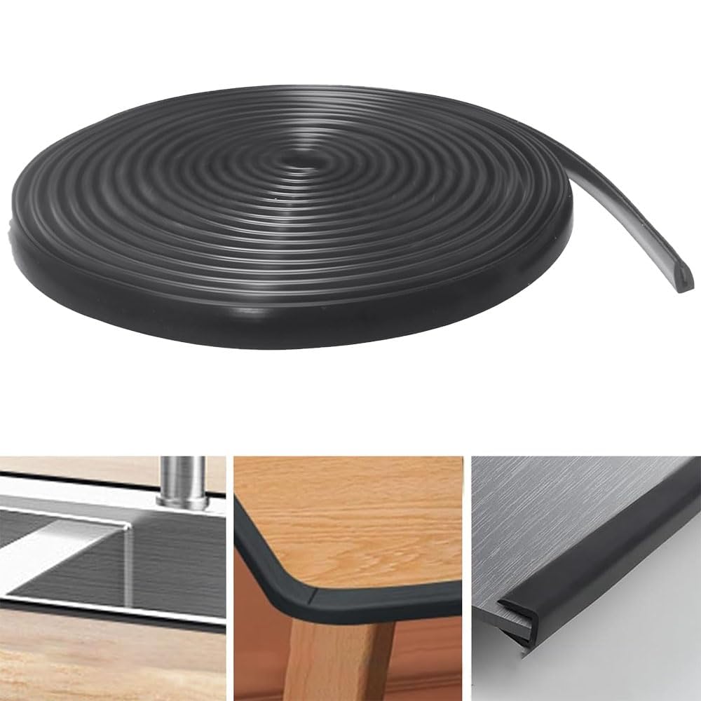 Guarnizione Porta Auto A U In Gomma EPDM - Adesiva, Protezione Bordi Per Auto, Antirumore E Antipolvere