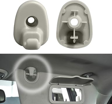 2Pcs Car Sun Visor Clip, Compatible With Jeep Liberty 2005-2012 and Dodge Nitro 2008-2012, Upgraded Car Interior Sunscreen Holder Hook, Automobile Visor Accessories
