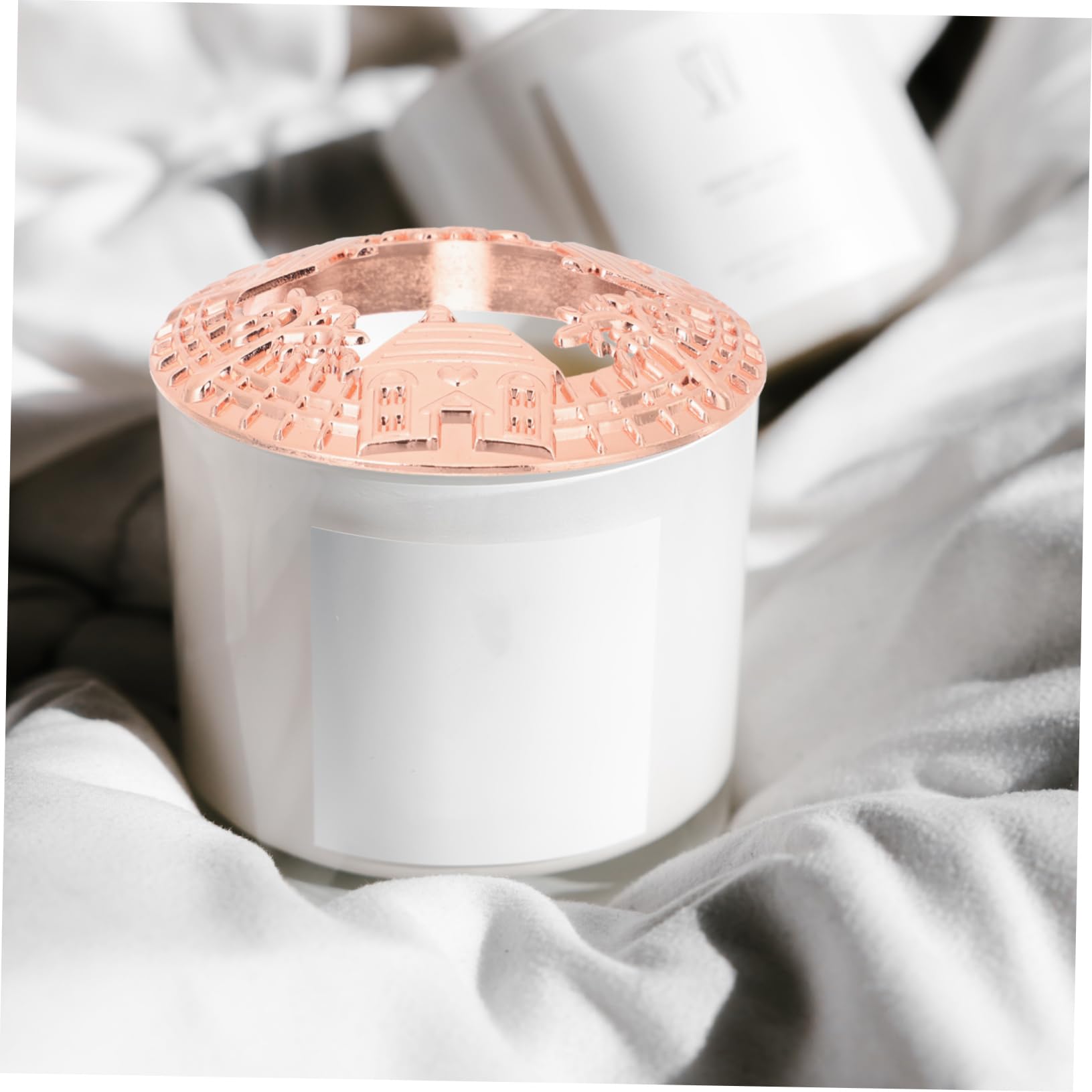 LALAFINA 2pièces Couvercle Rétro Pour Bougie Parfumée Vent Couvercle Décoratif Pour Aromathérapie Conçu Pour Bougies De Modèle