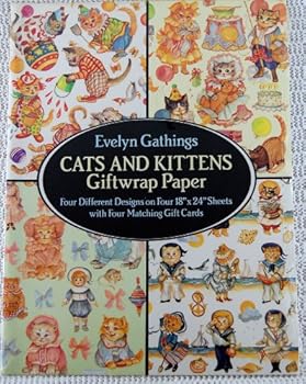 Paperback Cats and Kittens Giftwrap Paper Book