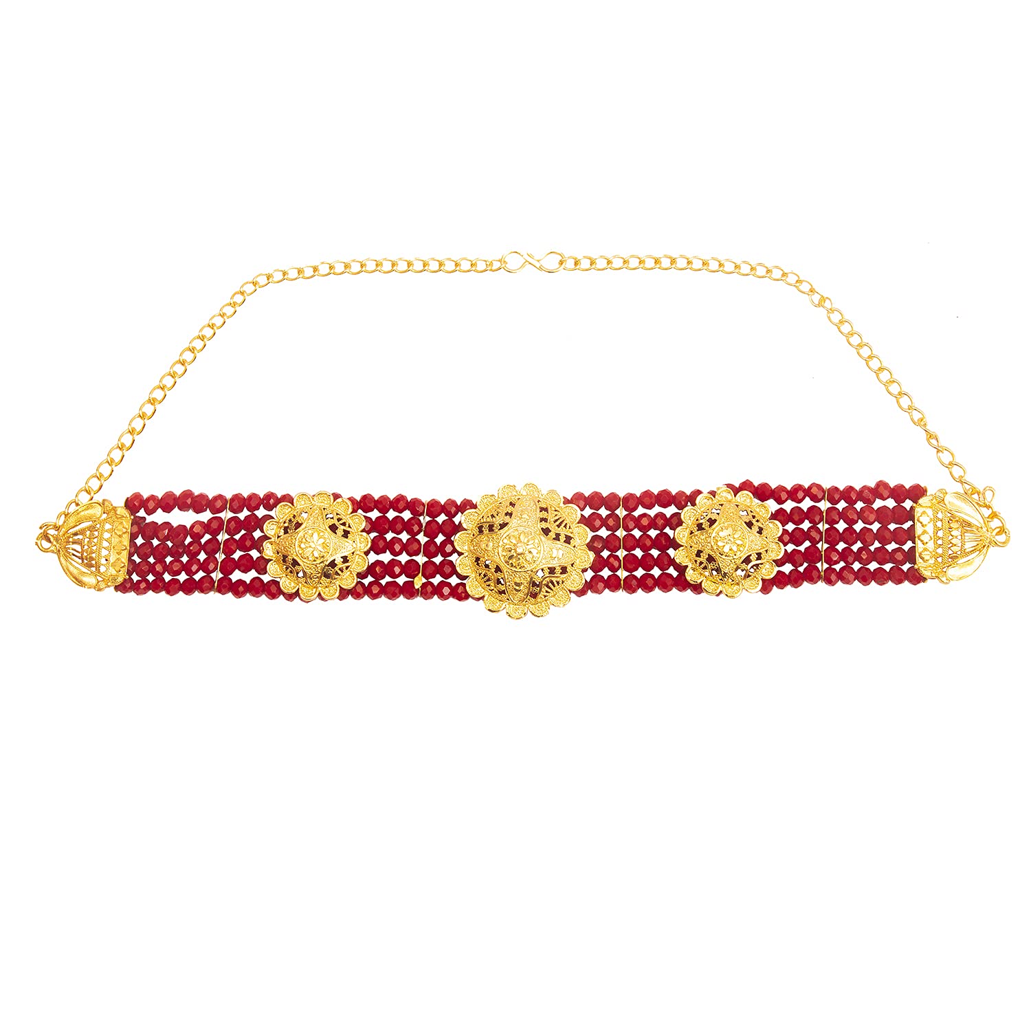 bodha Designer Fancy Stylish Traditionall Fusion Choker Necklace Jewellery Set for Women (SJ_2950)