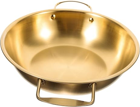 Korean Stainless Steel Golden Noodle Pot, Ramen Cookware