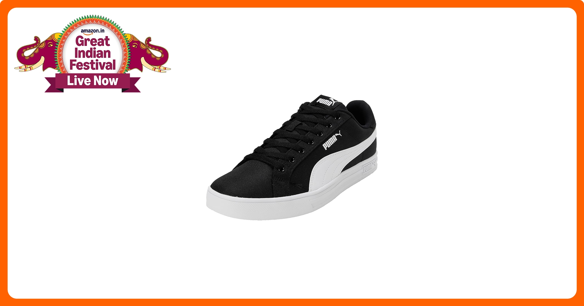 Buy Puma Unisex-Adult Smash Vulc v3 CV FS Black-White