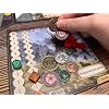 Stonemaier Games: Metal Coins (Scythe and Expeditions) | Metal Coins to Enhance Your Gameplay | 80 Coins with Unique Colors and Sides for Each Denomination - Values Include 1, 3, 5,10, and 20