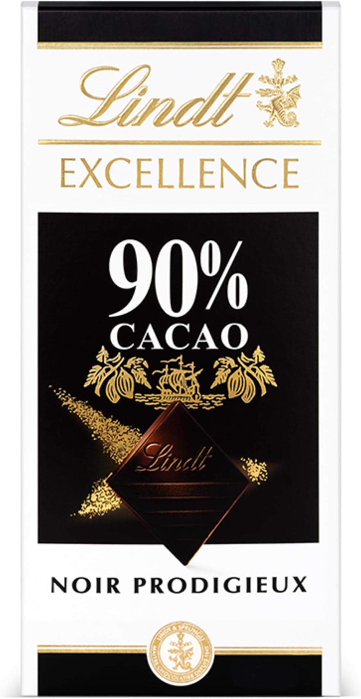 Amazon.co.jp: Lindt エクセレンス・90%カカオ 100g (× 5) : 食品