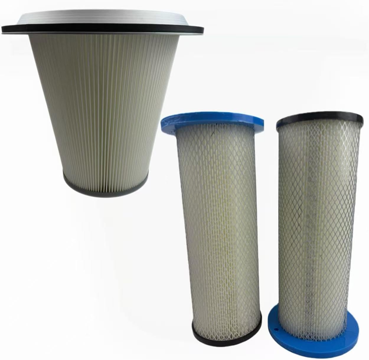 200900050 200700070 Conical Pre Filter & HEPA Filter Set Compatible with Pullman Ermator S13 S26 S36 F26 Husqvarna G22 Vacuum Cleaner