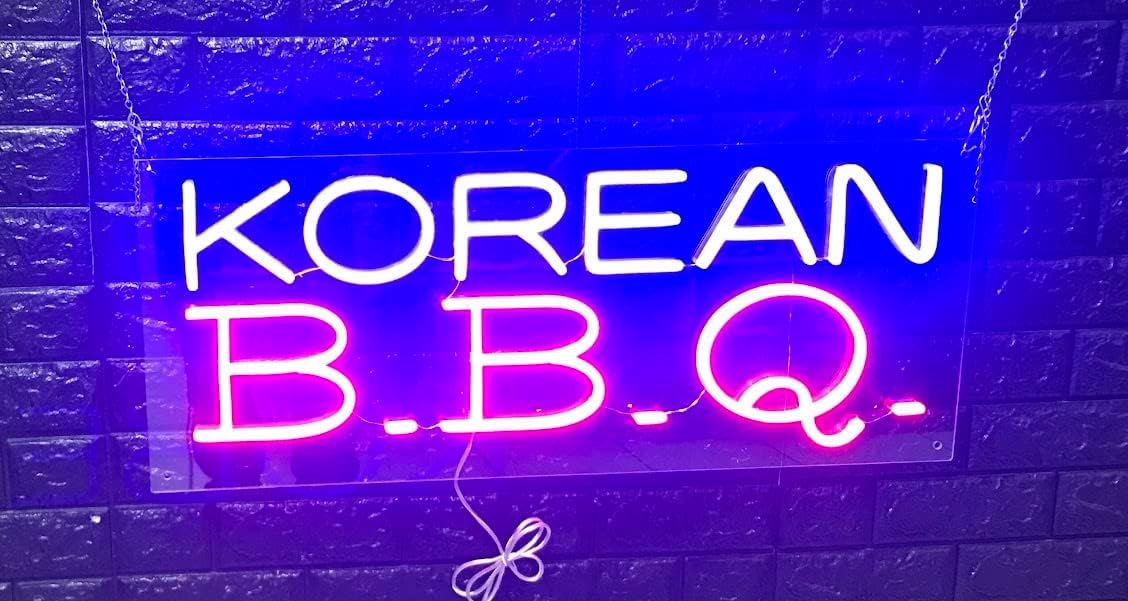 Korean BBQ led neon sign 30"L x 12"H #31432
