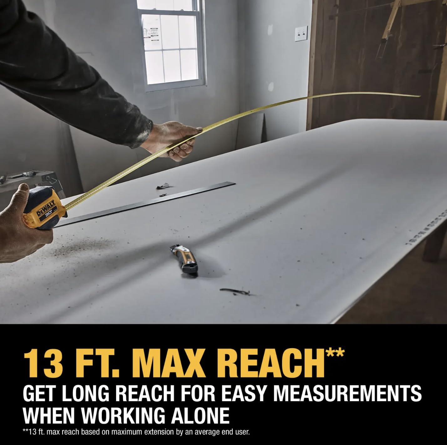 DEWALT, DWHT38130S, Atomic Compact Series, Cinta métrica de 9 m