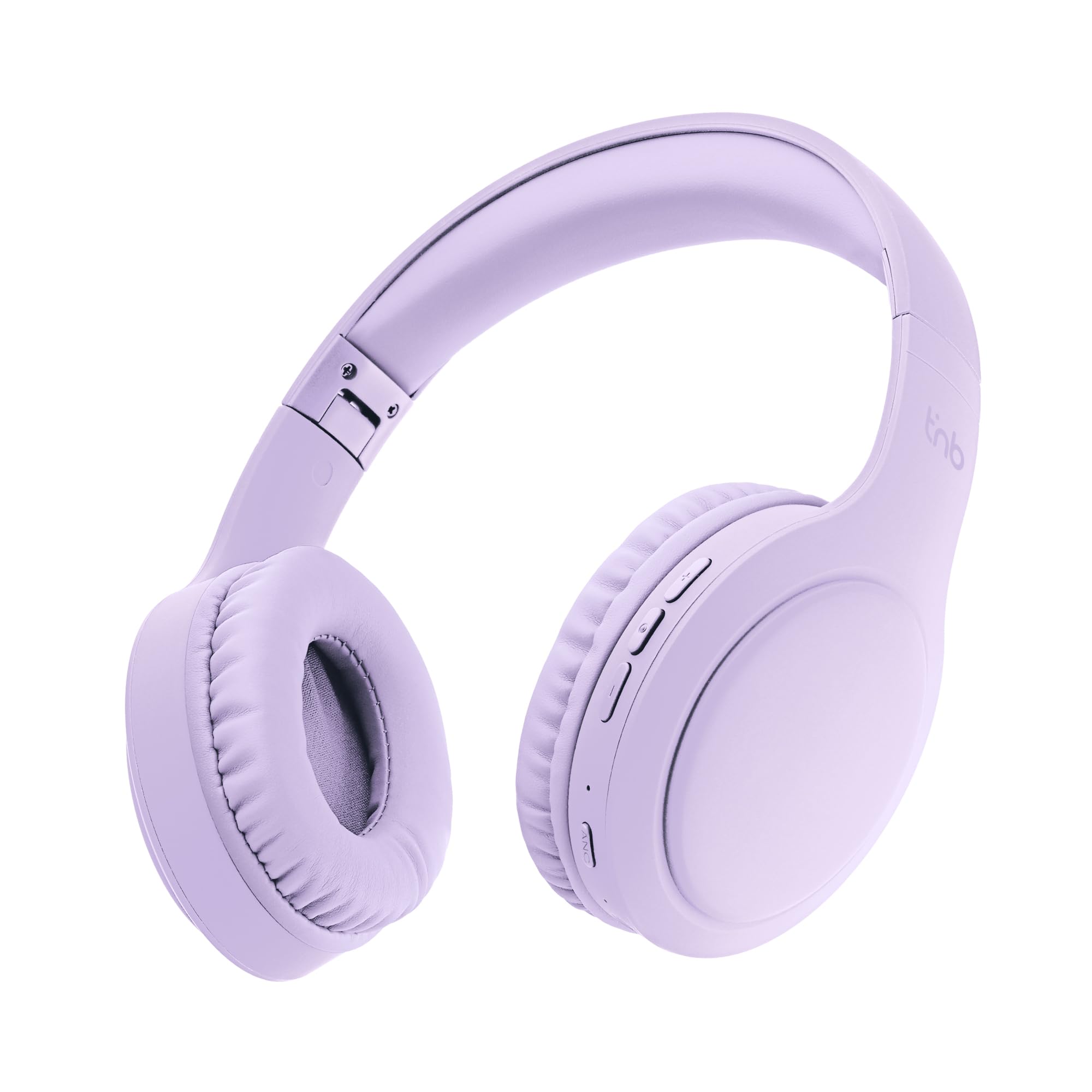 Cuffie Wireless T'nB On-Ear Bluetooth 5.3 – Batteria 24 Ore, Microfono Integrato, 3 Modalità Audio, Pieghevoli E Leggere (Viola) - 5