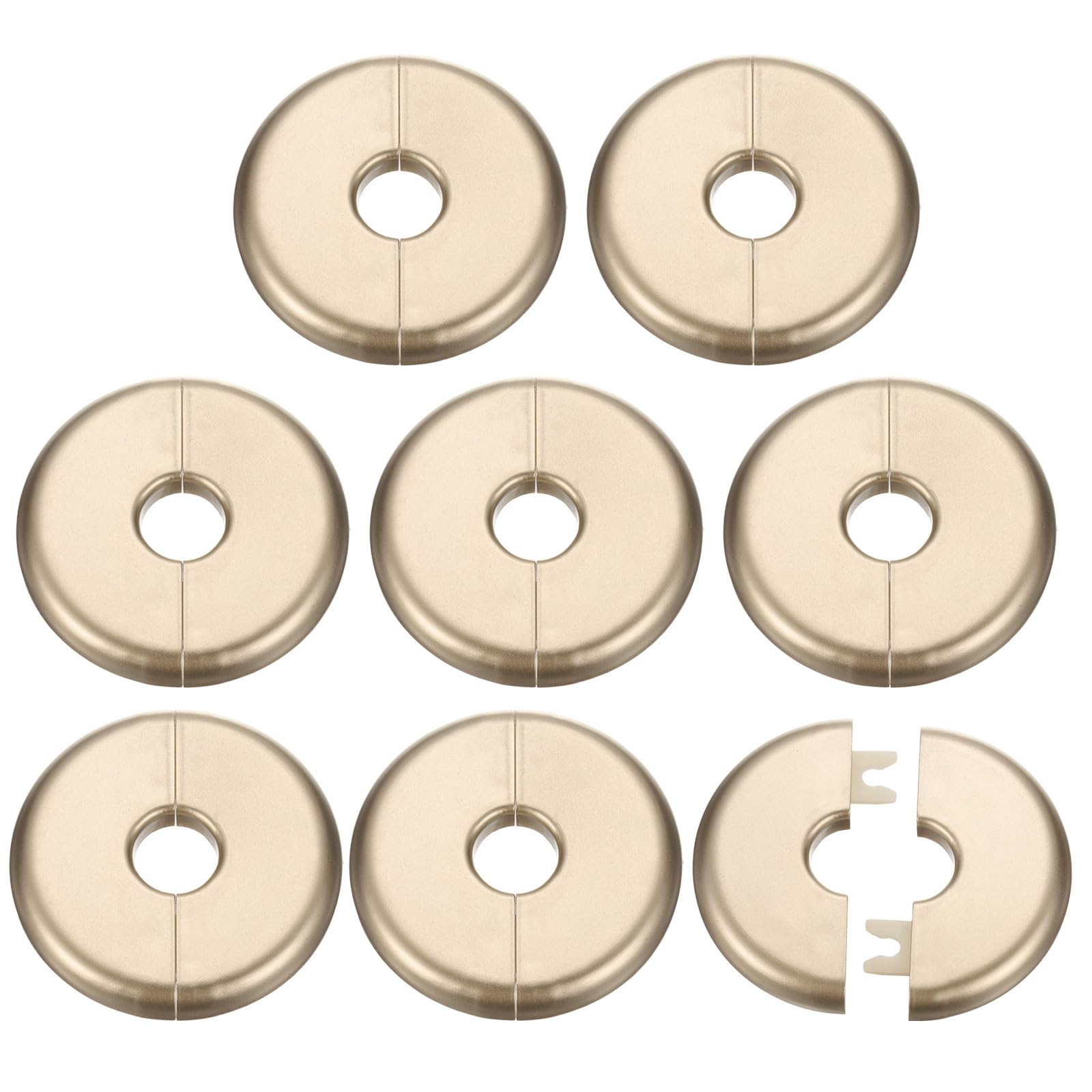 Placas de plástico ABS de 17mm decorativas para renovar tuberías de baño y cocina 8 piezas