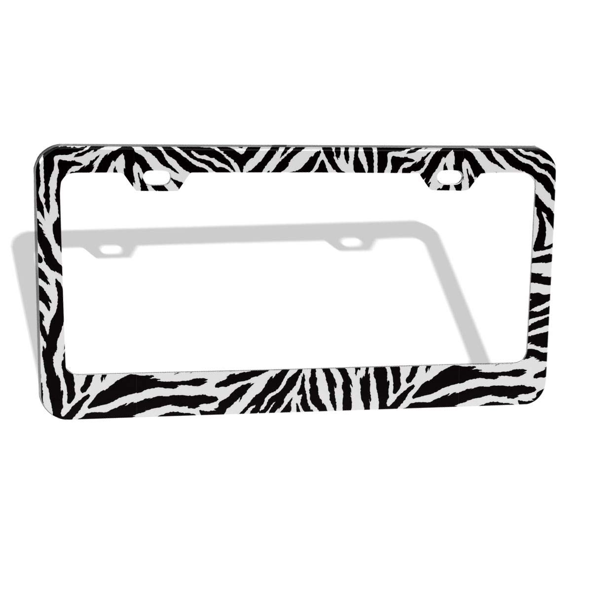 DadidycZebra License Plate Cover Printing- High-Strength Aluminum License Plate Frames for Car, Truck or SUV Vehicles 2 Holes 6x12 Inch 2 Pcs