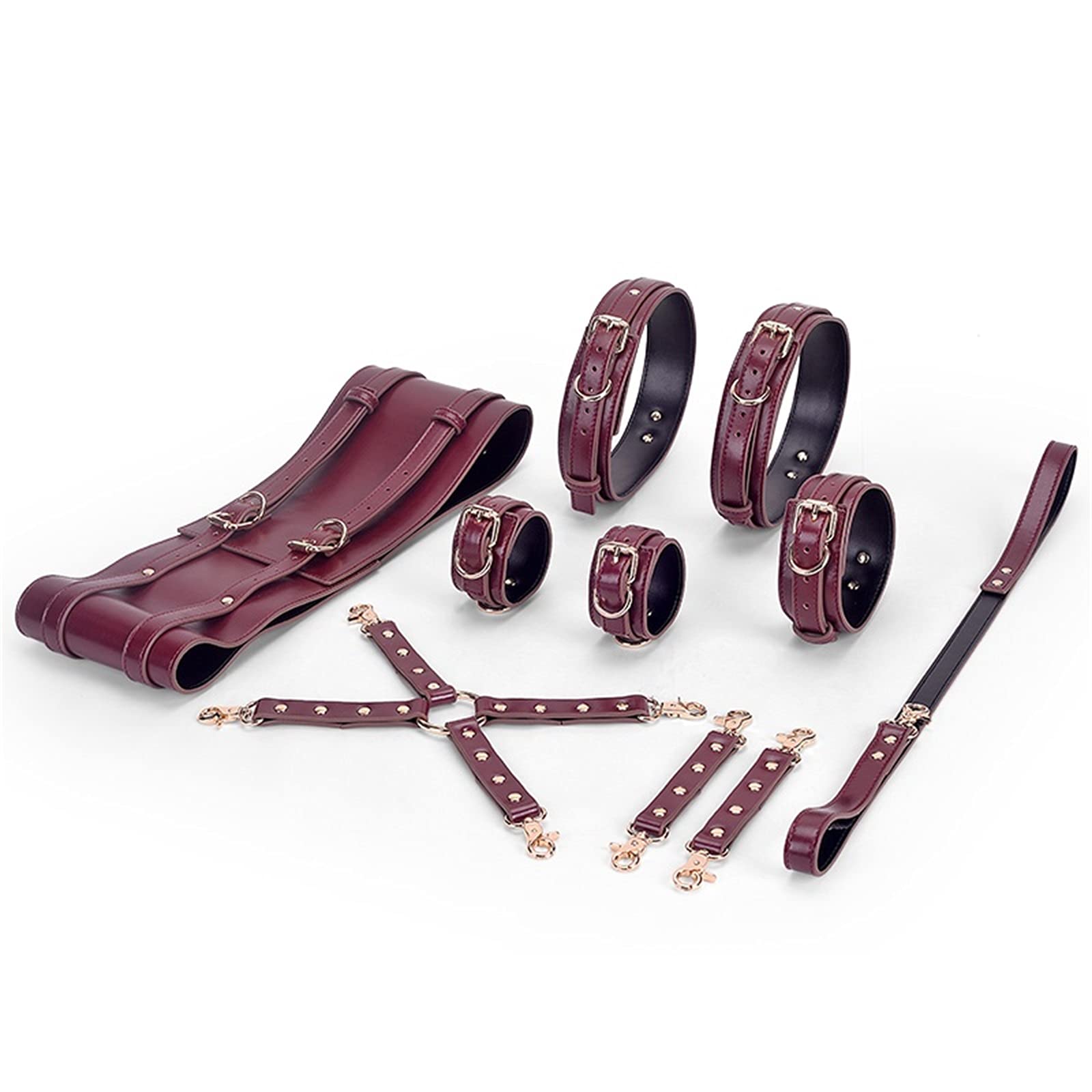 Fesseln Sex Set Bondageset Extrem Sex Mit Handschellen Gürtel Und Oberschenkelbundgurten Fesseln Für Frau, Fesseln & Bondage Sexspielzeug Für Frauen Extrem Sex