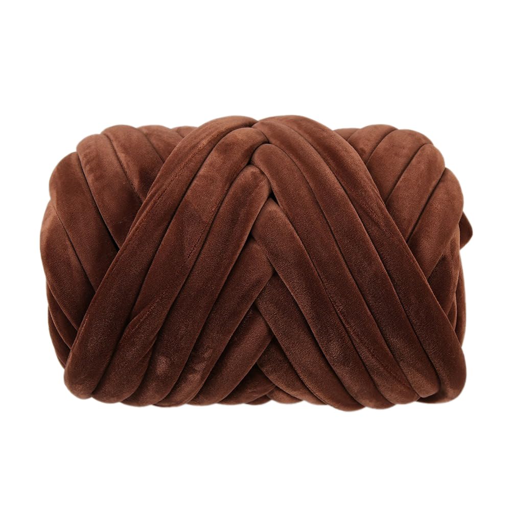 Gruba włóczka wełniana, 750 g, Chunky XXL Yarn do dziergania na ręce, przędza do dziergania na ręce, nieporęczna przędza dla początkujących, do szydełkowania, koców, poduszek, koszyków dla zwierząt