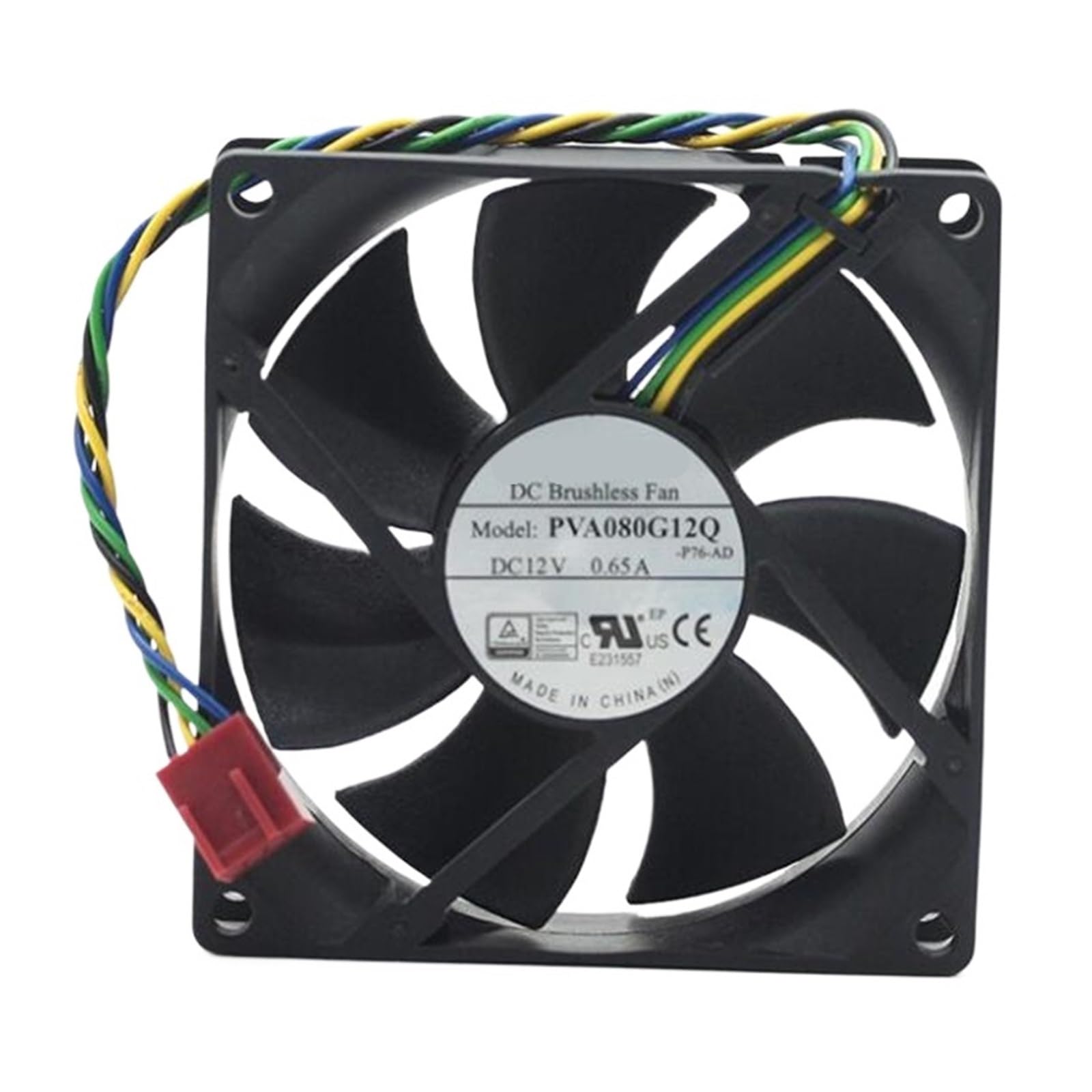 LZIKKGKI PVA080G12Q 8cm 8025 12V0.65A 4-line fan