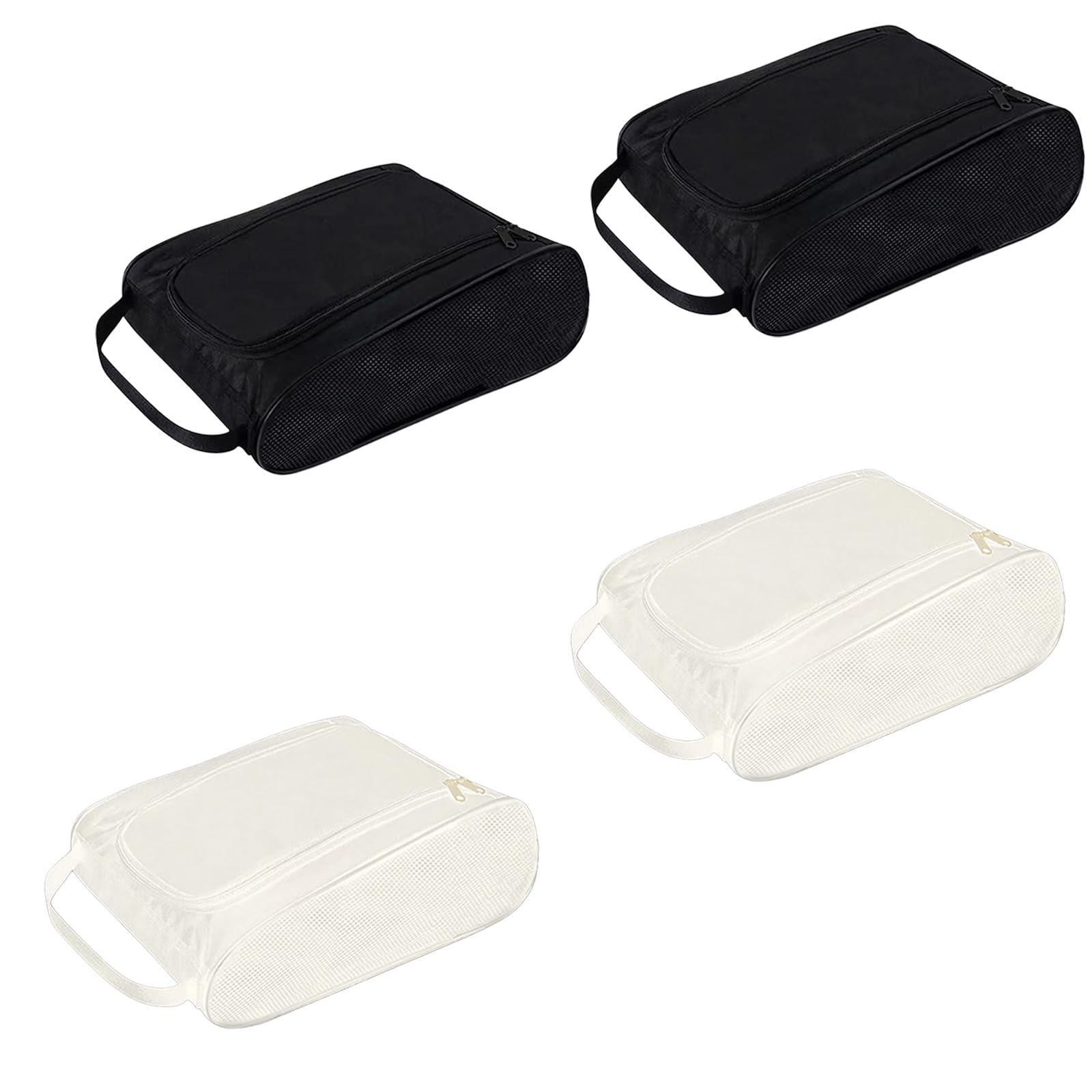 Generisch Tragbare Sportschuhtasche mit verstärktem, doppeltem Reißverschluss für Badminton Turnschuhe, Fitnessstudio und Reise Sportzubehör Aufhängen