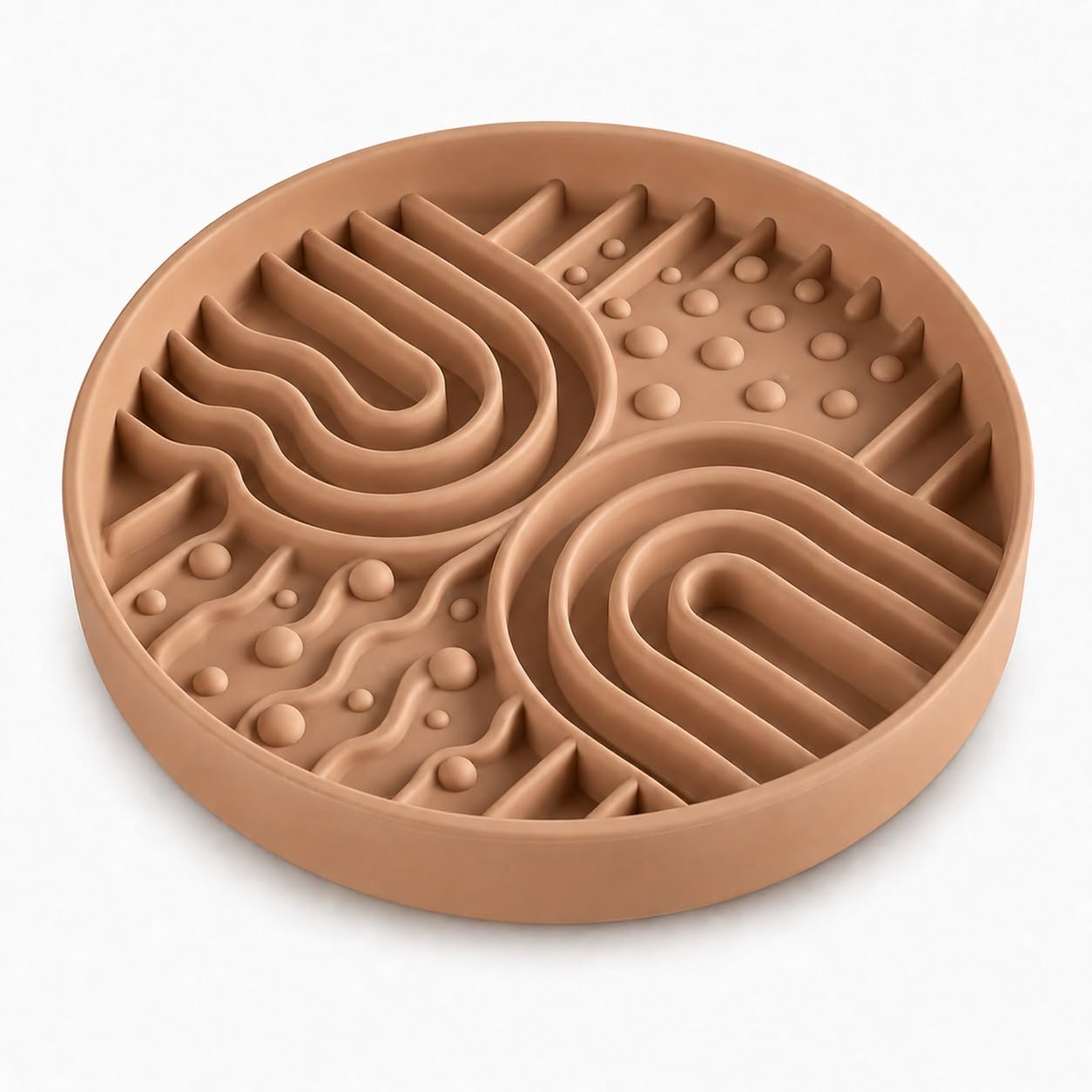 JADUFHU Pet Slow Feeder Bowl for Cats and Dogs, Pet Feeding Dishes
