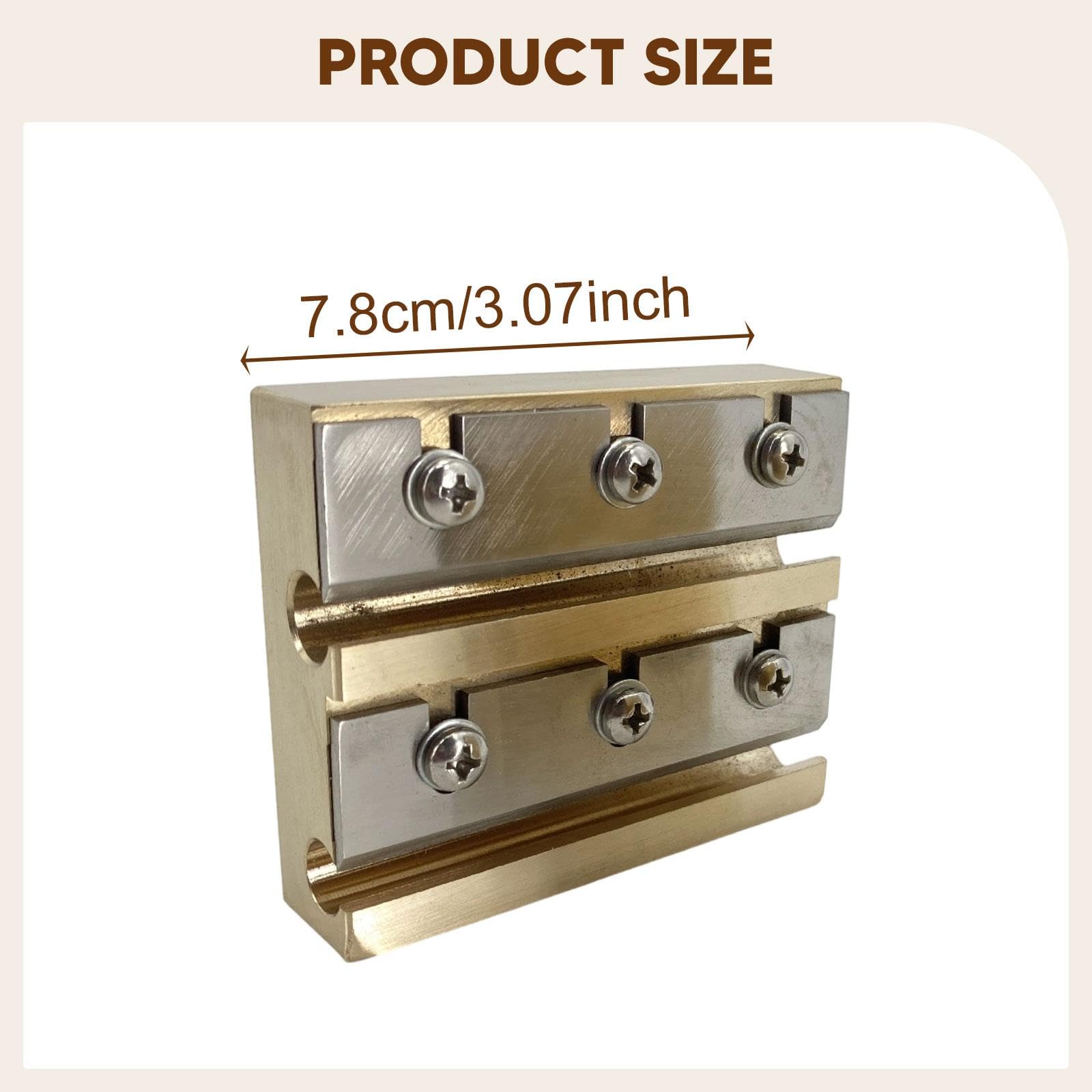 Cello Peg Reibahle Cutter Geigenbauer Werkzeuge für 3/4 und 4/4 Cellos Messingkonstruktion Kompaktes Design 7,8 cm