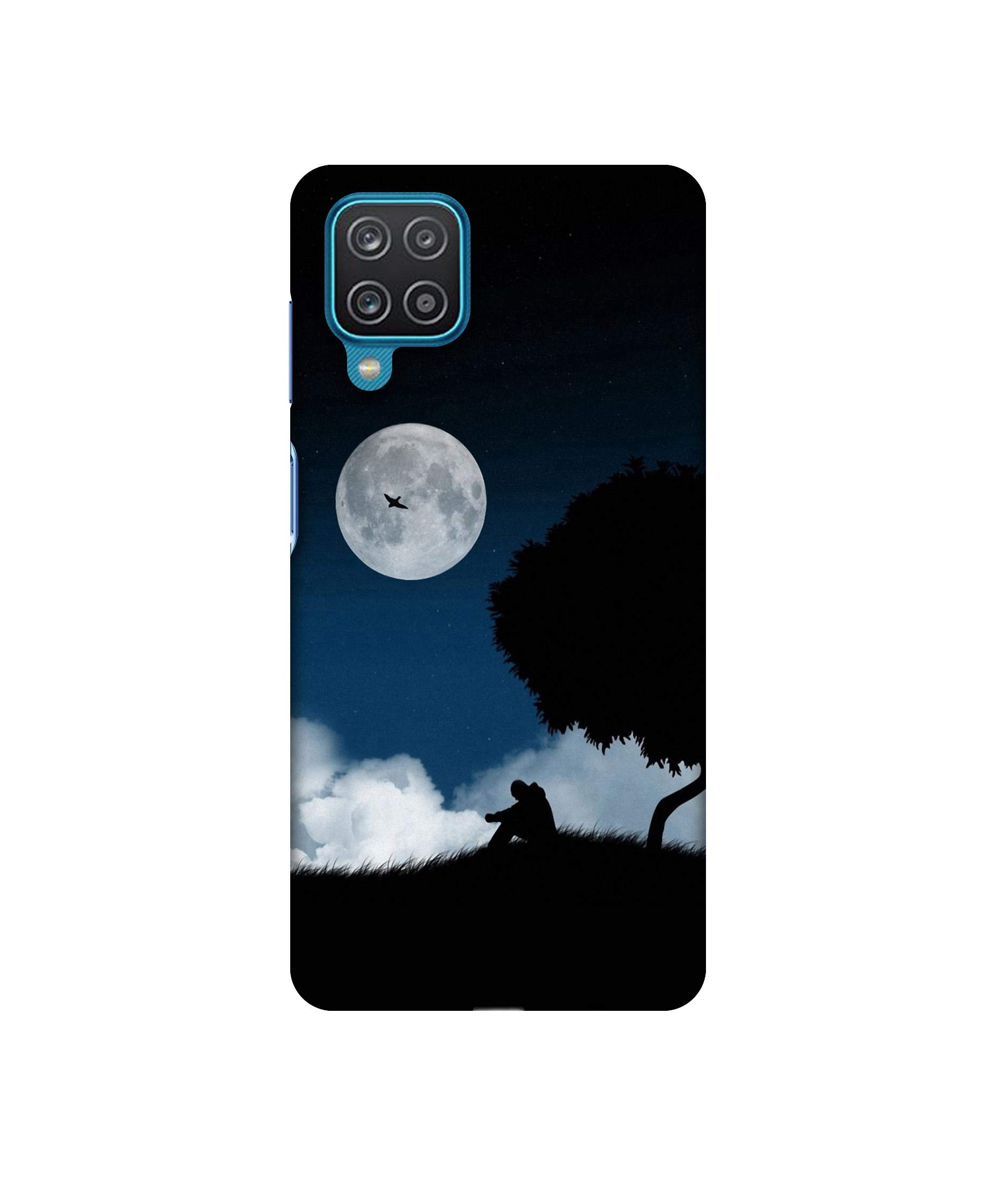 Casotec Solitude Tree Design 3D Printed Hard Back Case Cover for Samsung Galaxy A12