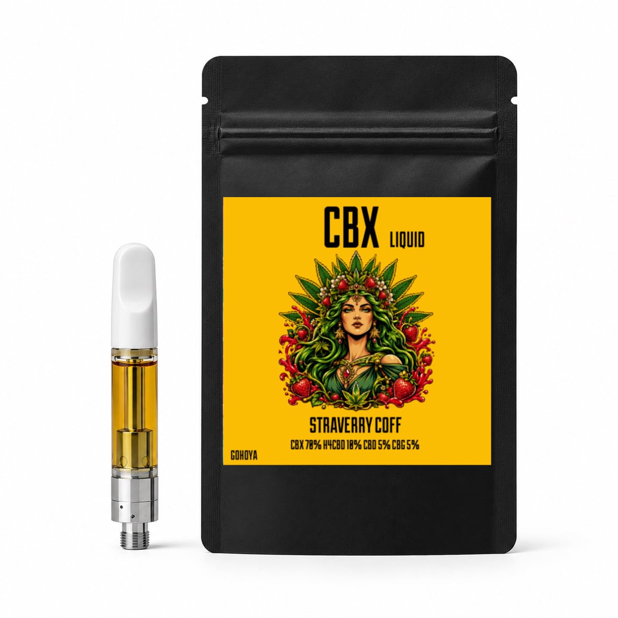 【売り上げNo.1】CBX 原料 5g 高純度 CBD CBG CRDP Amazon | 【GOHOYA】CBX リキッド STRAWBERRY COFF 1ml｜CBX 50% H4CBD