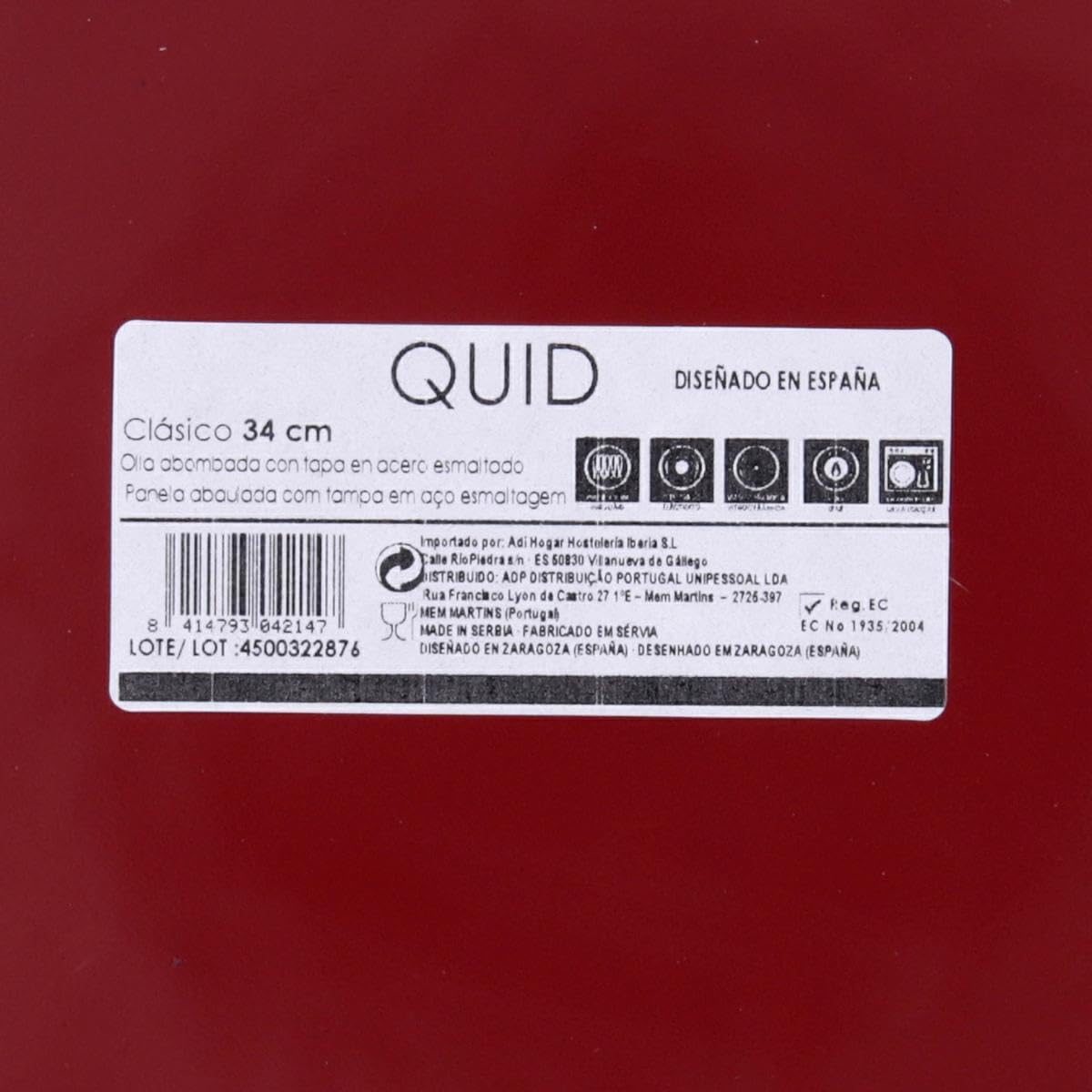 Quid Classic - Olla, con coperchio a cupola, 34 centimetri