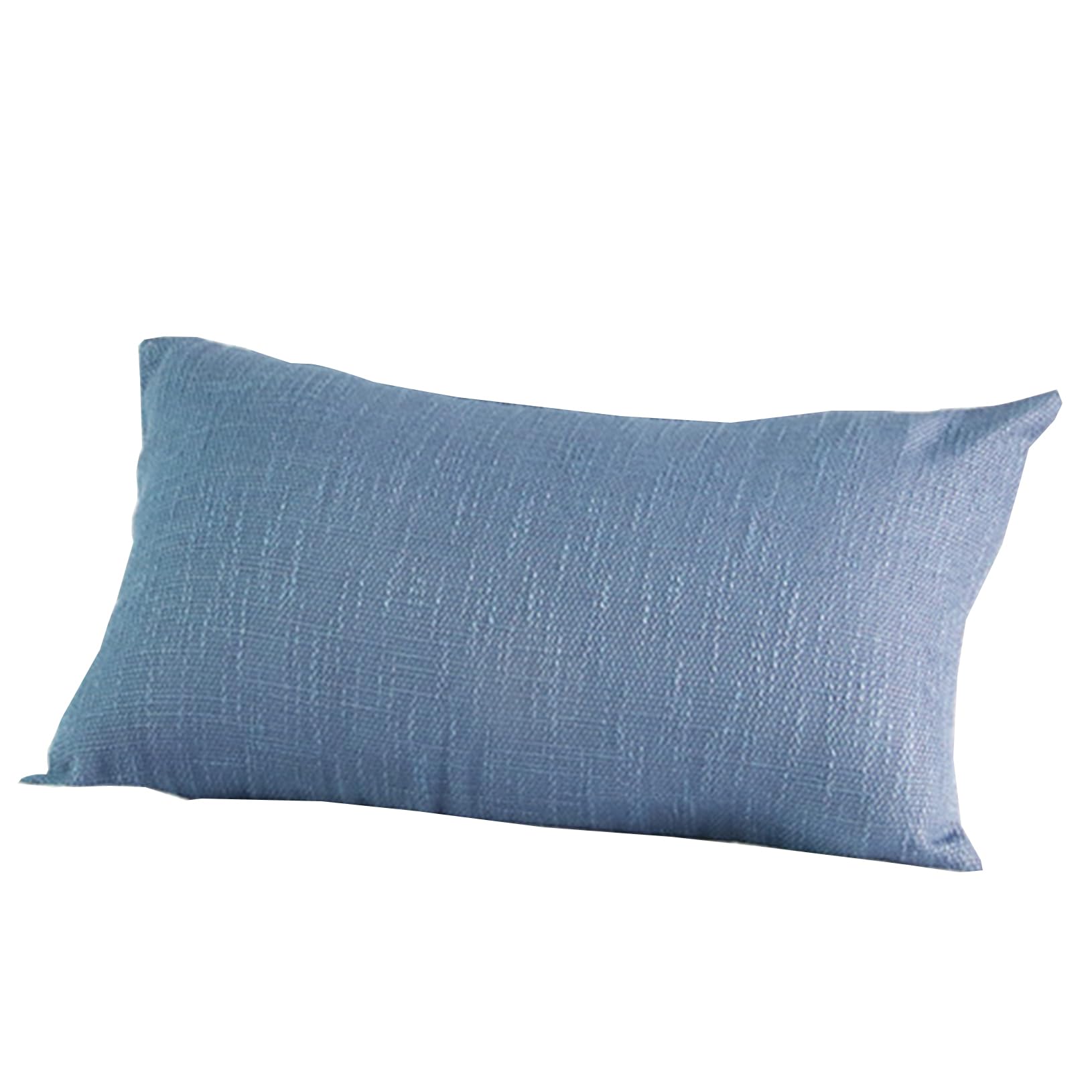TTiiLoe Linen Cushion Cover for Bed, Pillow Case with Zipper, Polyester Car Seat Cushion Case Pillowcase for Sofa Chair, Blue, 30 * 50cm